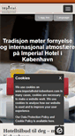 Mobile Screenshot of imperialhotel-kobenhavn.com